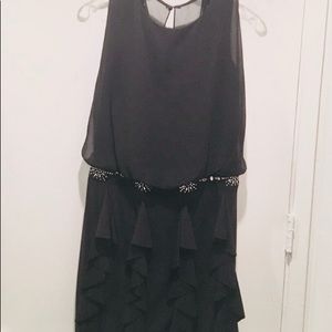 Black cocktail dress